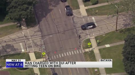Man faces several felony charges after hitting, critically injuring boy riding his bike in Batavia